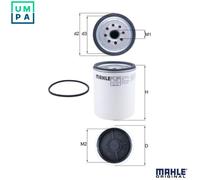 MAHLE KC 384D Fuel filter