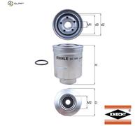 Mahle Original Fuel Filter KC389D 2339026140 – fits Toyota Verso AUR20 2.0D 1AD-FTV 2010-2018