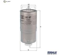 Mahle Original Fuel Filter KC47 - 13322243653 / 2243653 / STC2827 / 78619157 - Quality Guaranteed