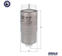 FUEL FILTER KC 47 FOR BMW 3/5/E4/E6 M51D25 2.5L 6cyl 5 E34