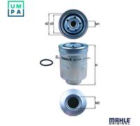 Knecht Filter Fuel Filter KC 510D – Spin-on for Mitsubishi, Toyota, Subaru, Peugeot
