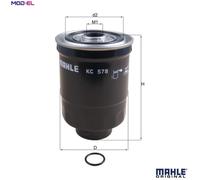 Mahle Original Fuel Filter KC578D - Fits Mitsubishi, Hyundai, Kia (OE 32A6201020C / 0K60C23570)