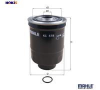 Mahle Original Fuel Filter KC578D - Fits Mitsubishi, Hyundai, Kia (OE 32A6201020C / 0K60C23570)