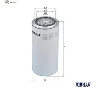 Mahle Fuel Filter KC75 - Fits Volvo - Heavy Duty - Genuine Part