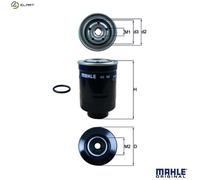 Fuel Filter fits TOYOTA DYNA 2.4D 2.5D 2.8D 3.0D 1977 on Mahle 2330164020 New