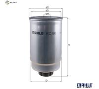 Fuel Filter fits TAXI METROCAB 2.5D 91 to 06 FSE425 Mahle Top Quality Guaranteed