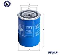 MAHLE KC94 Fuel Filter 93.6mm Diameter 144mm Height Service Fits SCANIA