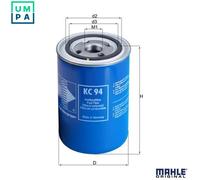 MAHLE KC94 Fuel Filter 93.6mm Diameter 144mm Height Service Fits SCANIA