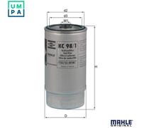 MAHLE KC98/1 FUEL FILTER
