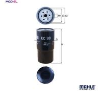Fuel filter Spin-on Filter KC 98 KNECHT for BMW 3 5 5 Touring 3 Compact 7