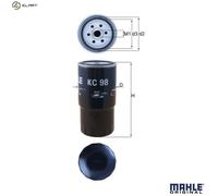 MAHLE ORIGINAL KC 98 Fuel filter