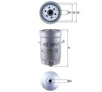 MAHLE ORIGINAL KC 101/1 Fuel filter