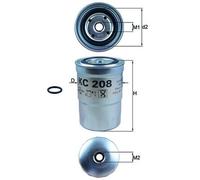 Fuel Filter fits MITSUBISHI PAJERO V2W 3.2D 2006 on 4M41 Mahle ME132525 ME132526