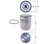 Fuel Filter KC491D Mahle 21017305 7420998346 20879806 208798060 21380475 Quality