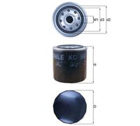 Fuel Filter KC59 Mahle 1103842 016823 079757 10349926 CH20196