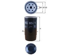 Fuel Filter fits ROVER 75 RJ 2.0D 99 to 05 Mahle MUN000010 WJI100000 WJN101762
