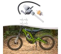 Fuel Filter Kit for Simson & MZ3501 - Includes Fuel Tap (For M12×1 Thread), 25 cm × Ø5 mm Fuel Hose, Fuel Filter, and 4 Snap Rings - Zinc Alloy + For Pla