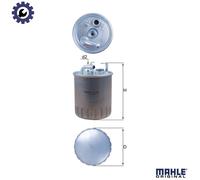 FUEL FILTER KL 100/1 FOR MERCEDES-BENZ OM668.914/942/940/941 1.7L 4cyl A-CLASS