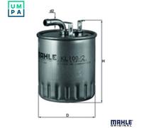 Fuel Filter fits MERCEDES SPRINTER 2.7D 00 to 06 Mahle 6110900852 6110920201 New