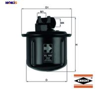 FUEL FILTER KL 108 FOR ROVER HONDA INTEGRA/SJ/VI CIVIC/MK/Hatchback/del/Sol/Mk