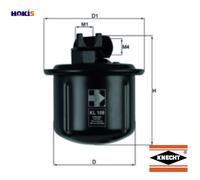 NEW FUEL FILTER FOR HONDA ROVER CIVIC IV HATCHBACK EG D15B2 D15B4 D15Z2 KNECHT