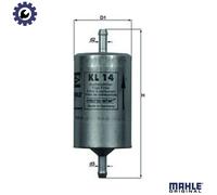 MAHLE KL 14 Fuel filter