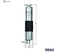 Fuel Filter KL149 Mahle 13321439407 13321712296 13327512017 13327512018 76592992