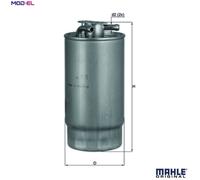 Fuel filter In-Line Filter KL 160/1 MAHLE for BMW ALPINA OPEL LAND ROVER