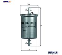 Mahle In-Line Fuel Filter KL 165 KL165 - Precision OE Matching Fit & Quality