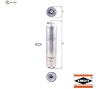 MAHLE KL 169/4D Fuel filter