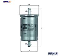 Fuel Filter KL171 Mahle 1112653 1952951 1960568 1960297 1962254 79884669 Quality