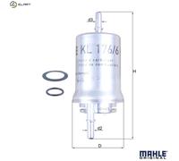 Mahle Original Fuel Filter 6Q0201051/6Q0201051A/6Q0201511 - fits SEAT LEON 1P1 1.6 2005 - New