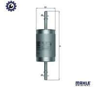 Fuel Filter fits FORD FOCUS Mk1 1.6 98 to 05 Mahle 1075138 2M5Z9155CA 3964918