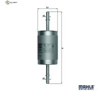 Fuel Filter fits FORD FOCUS Mk1 1.6 98 to 05 Mahle 1075138 2M5Z9155CA 3964918