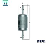 Fuel Filter fits FORD FOCUS Mk1 1.6 98 to 05 Mahle 1075138 2M5Z9155CA 3964918