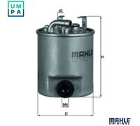 Fuel Filter KL195 Mahle 05103577AA 05103577AB 5103577AA 05170896AB 5103577AB New