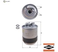 Fuel filter In-Line Filter KL 228/2D KNECHT for JEEP MERCEDES-BENZ CHRYSLER