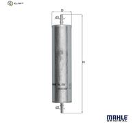MAHLE KL 232 Fuel filter