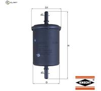 Mahle Original Fuel Filter KL248 - Genuine - Fits Citroën, Peugeot, Fiat, Opel, Smart, Vauxhall