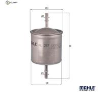 Fuel filter In-Line Filter KL 257 KNECHT for VOLVO V70 S80 I XC70 II XC90 I