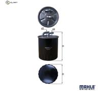 Fuel Filter fits MERCEDES Mahle 4544700090 6460920001 6460920301 6460920501 New