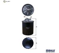 Fuel Filter fits MERCEDES Mahle 4544700090 6460920001 6460920301 6460920501 New