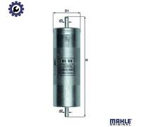 Mahle Original Fuel Filter In-Line KL35 - 55mm Dia 203mm Height - Fits BMW Alpina Bertone