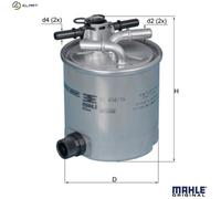 Knecht Filter In-Line Fuel Filter KL 404/16 – Fits Dacia, Renault, Suzuki