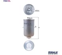 Fuel Filter fits MG EXPRESS 2.0D 03 to 05 20T2N Mahle WJN000130 WJN10046 Quality