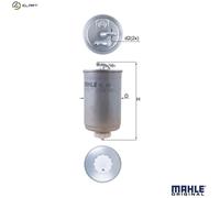 Fuel Filter fits MG EXPRESS 2.0D 03 to 05 20T2N Mahle WJN000130 WJN10046 Quality