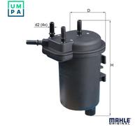 Fuel filter In-Line Filter KL 432 KNECHT for RENAULT MEGANE II SCÉNIC II