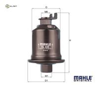 FUEL FILTER KL 436 FOR MITSUBISHI 4G93 1.8L 4G92 1.6L 4cyl CARISMA
