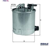 Knecht Fuel Filter KL440/23 (Mahle 16400JX50A) - fits Nissan Qashqai J10 1.5D K9K430 2010-2013