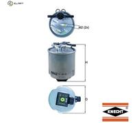 Mahle Fuel Filter KL440/39 16400JD50B 16400JY00B 16400JY00D 16400JY09E 72444442